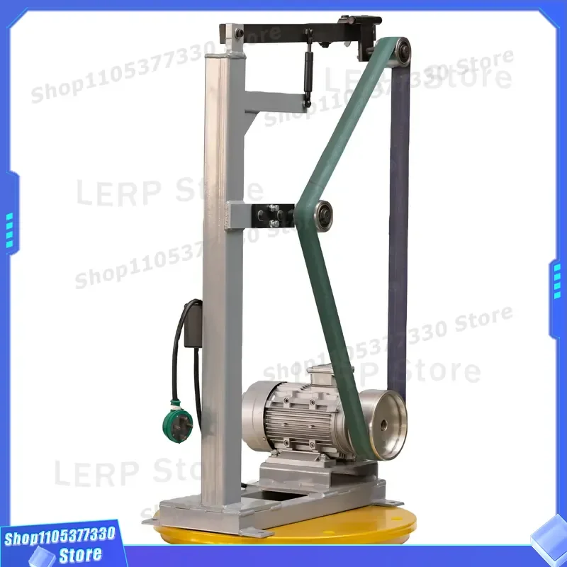 Industrial Electric Belt Sander Vertical Design Multi Functional Small Angle Grinder for Wire Drawing Polishing Deburring