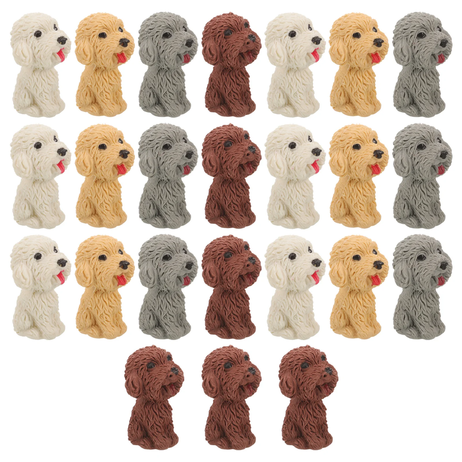 

36Pcs Dog Shaped Erasers Cute Mini Erasers for Erasing Pencil Marks Easily Best Choice for School Supplies and Carnival