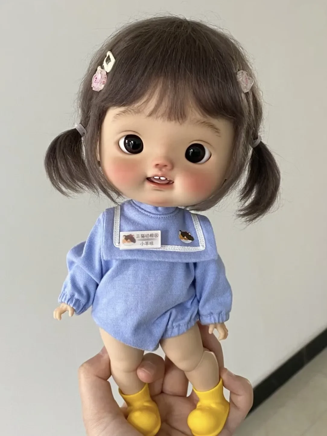 재고 있음 소녀 1/6 디안브로 BJD 디안메이 디안시스터 BJD SD 인형 큰 머리 레진 소재 DIY 어린이 장난감 소녀 선물 무료 배송