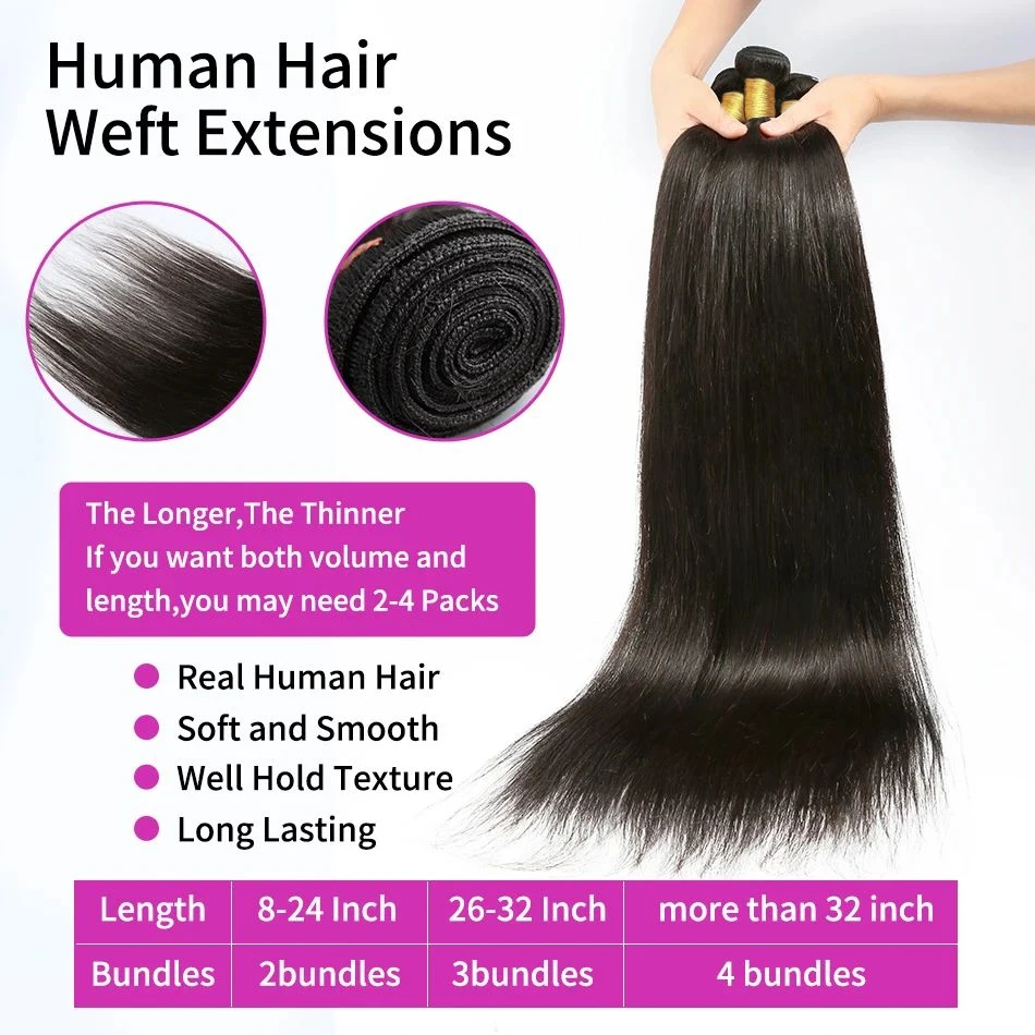 34 Inch Vietnamese Bone Straight Bundles Human Hair 100% Original Raw Hair Bundles Human Hair Weaving 3 4 Bundle Deals For Women S6074f9404eb94868876d3571086dd05fO