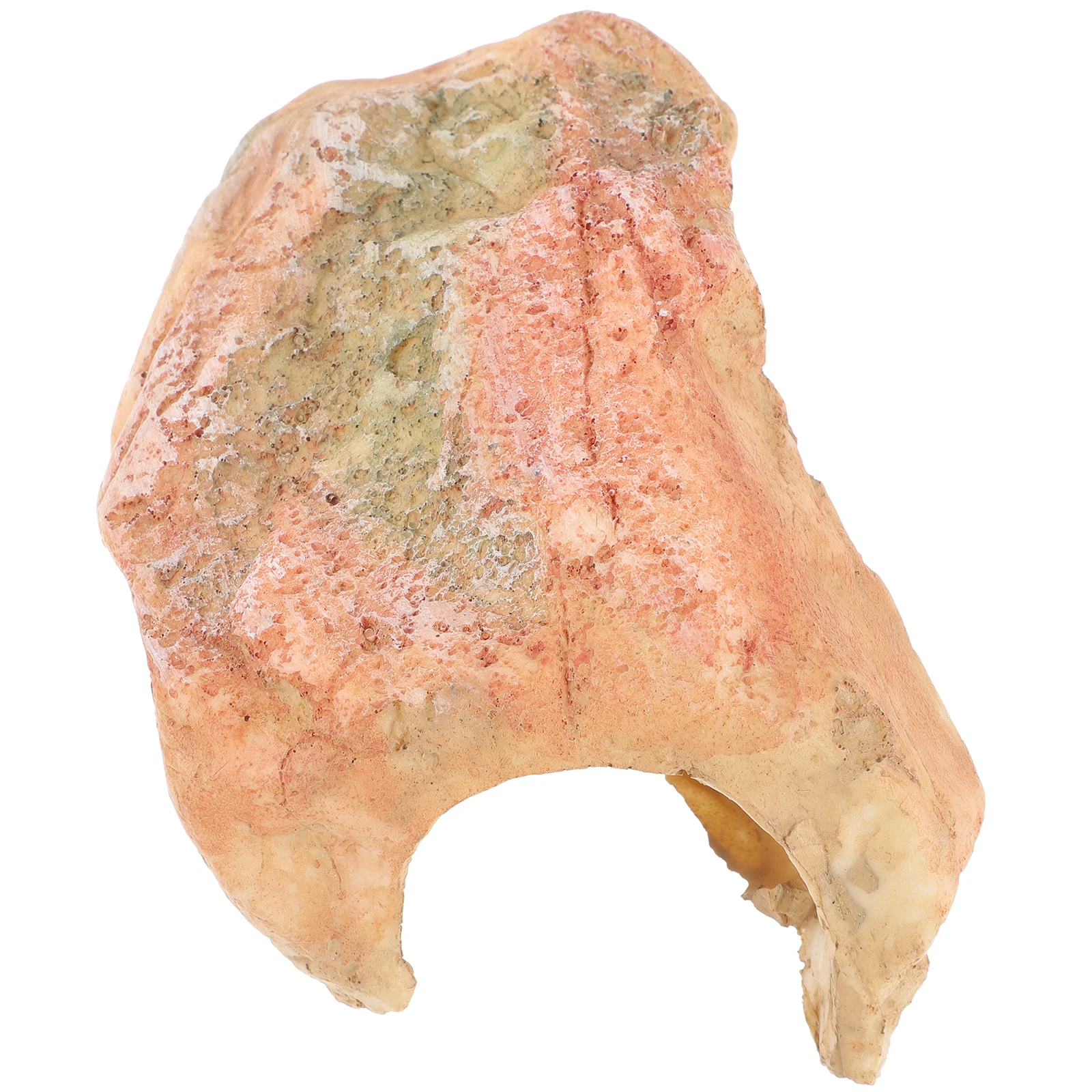 Reptile Cave Resin Hideout Turtle Basking Platform Creative Ramp Tank Decoration Accessories Reptile Cave Reptiles Tank Hide