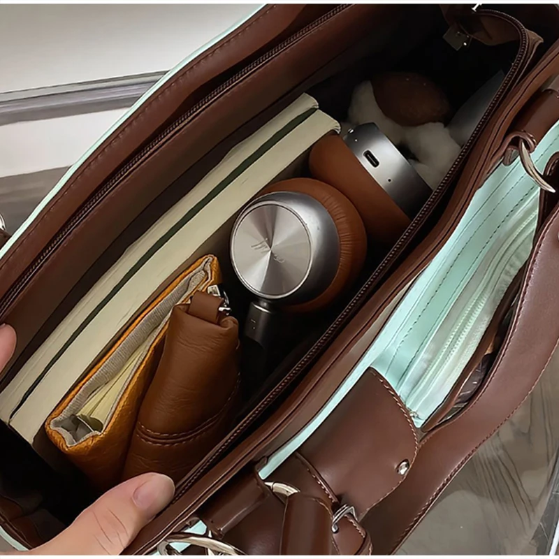 Kawaii Ita-Tasche mit transparentem Fenster zur Präsentation von Anstecknadeln, Damen-Tragetasche, süße, niedliche Anime-Schultertasche, Lolita-Handtasche für Mädchen. – Detail 1