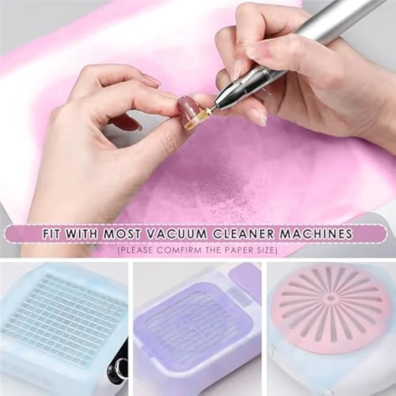 Листы бумаги для ногтей Вакуумная подушечка для ногтей Одноразовые пылесборники для ногтей Фильтры Листы бумаги-A77G