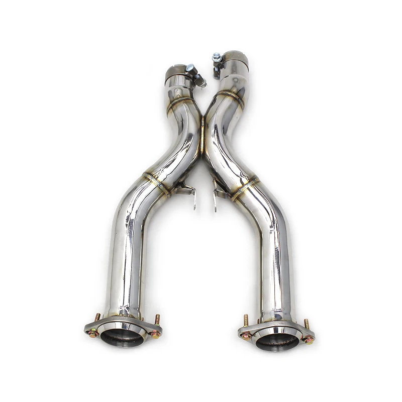 Custom Stainless Steel Tuning Exhaust X-pipe For Ferrari 599 GTB/GTO Front Pipes Header Tubes