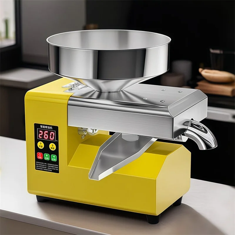 Máquina de prensado de aceite de semilla negra de maní y sésamo comercial portátil para el hogar máquina de extracción de aceite de prensa en frío de girasol y coco