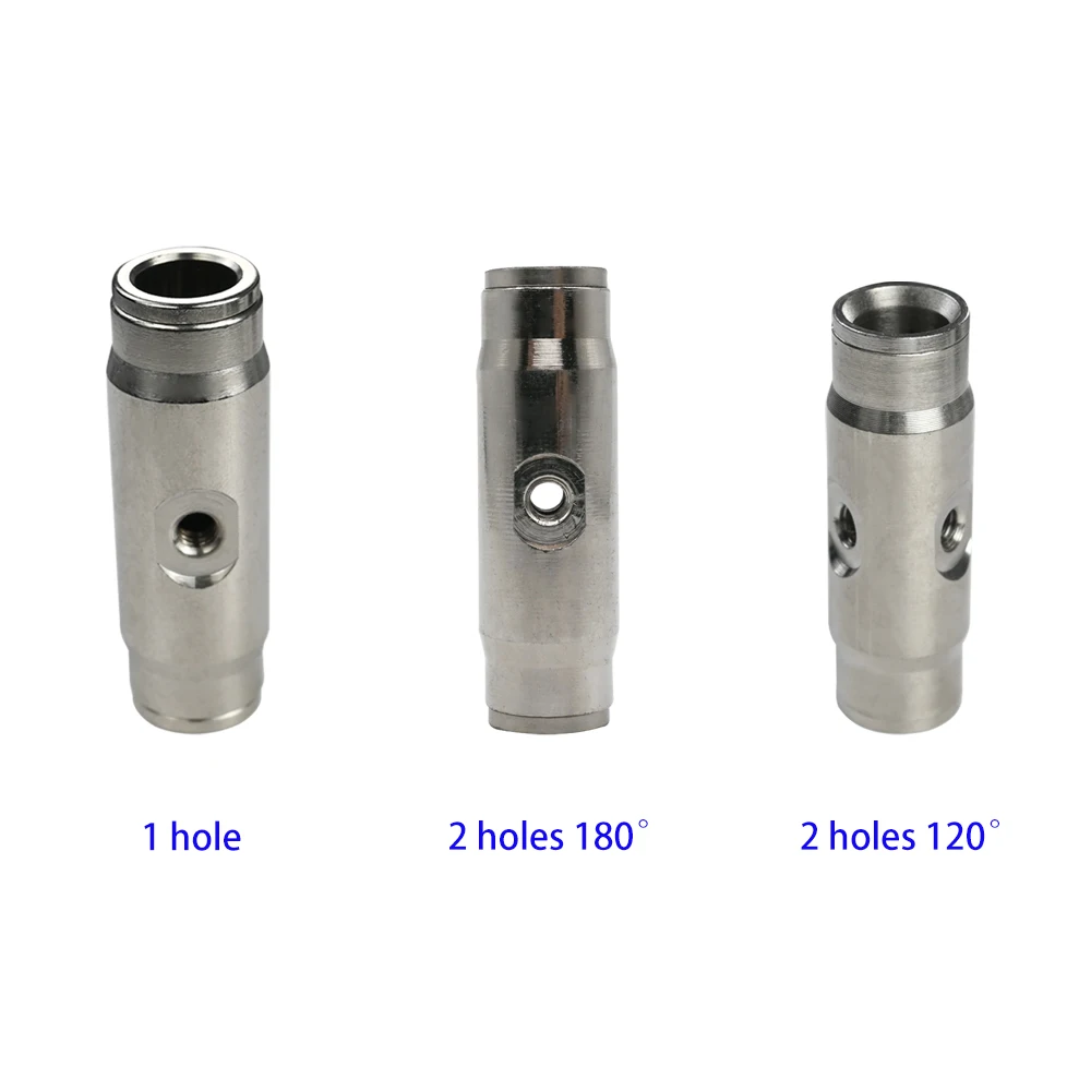 50 SZTUK 3/8'' 9,52MM Wysokociśnieniowe Złączki Slip Lock do Systemów Chłodzenia Zamgławianego, Podwójna Dysza Rozpylająca