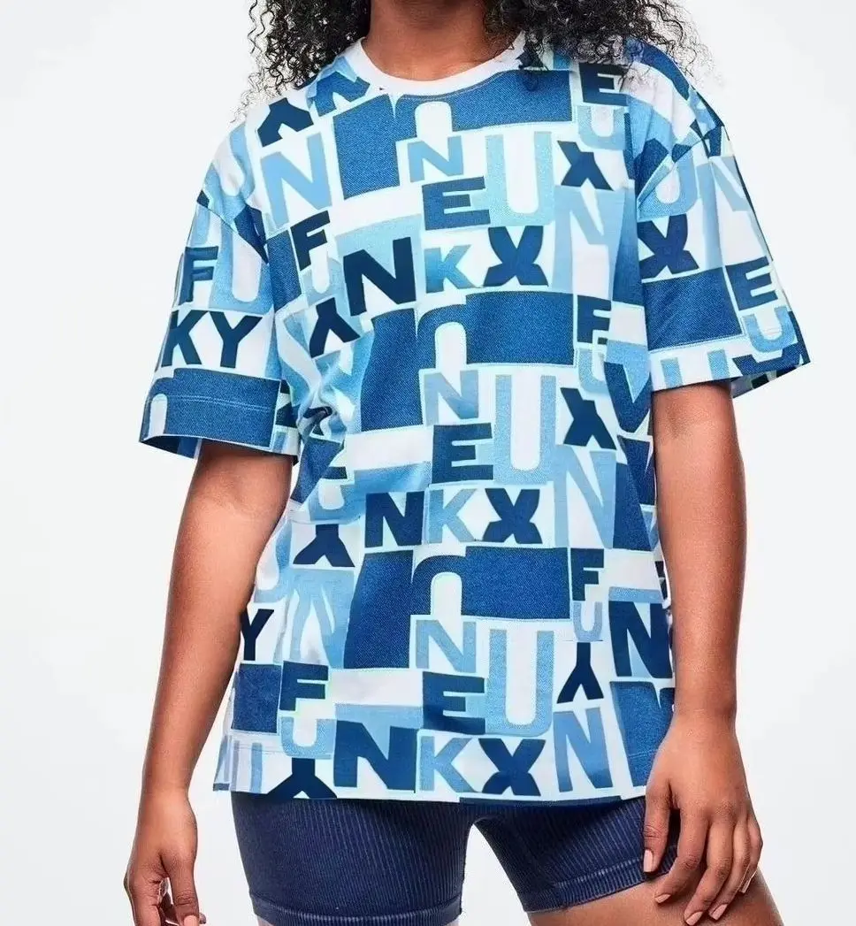 T-shirt à manches courtes pour femmes et hommes, vêtements de course en coton, nouvelle collection, 0434