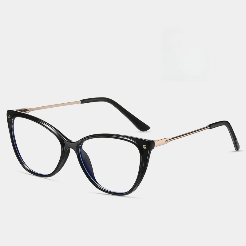 

EYORA Currents Cat Eye TR90 Versatile Women Reading Glasses Anti Blue Ray Myopia Eyewear Photochromic Prescription Eyewear Lens