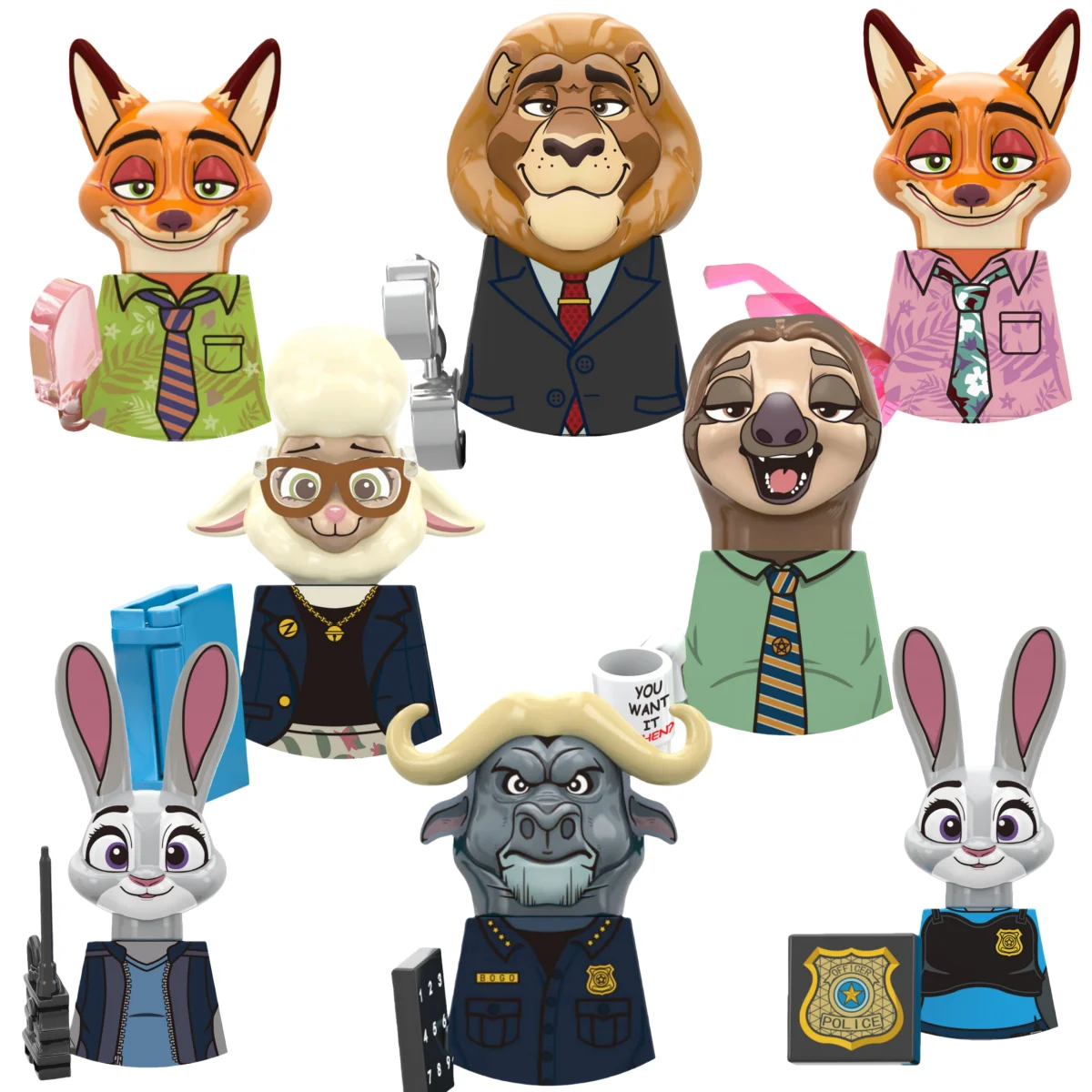 

Blind Box RT8012 Hot Movie Series Mini Action Figures rabbit Comic Models Building Blocks Bricks Creative Accessories Gitfs Toys