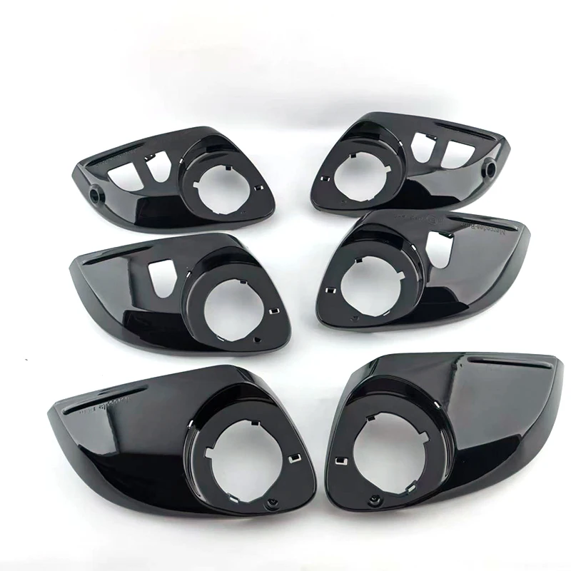 

Car Rearview Mirror Bottom Lower Holder Cover Black Paint for Mercedes-Benz W223 S Class 2021-2025 E Class W214 2023-2025