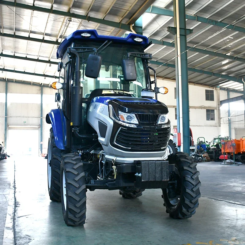 Mini rimorchio per trattore con ruota per motore diesel 80HP 4x4 per uso agricolo da giardino 4WD inclusa cambio pompa disponibile in vendita