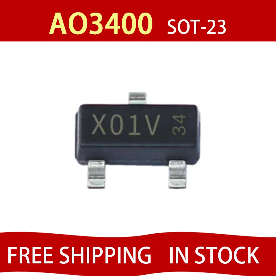 50PCS AO3400 SOT23 …