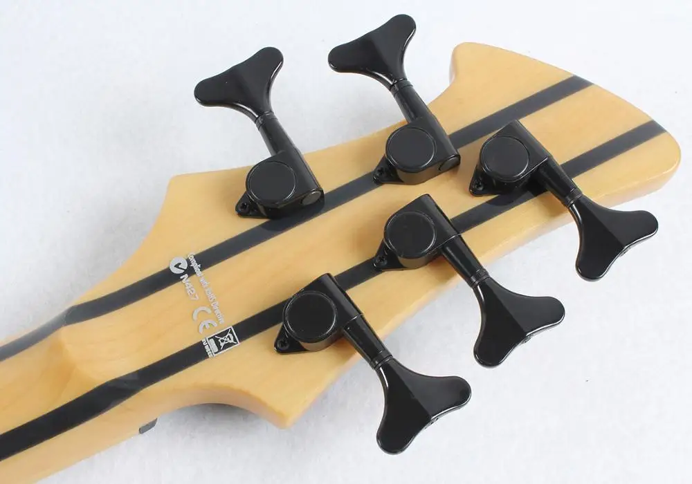 high quality neck thru body 5 five string electric bass guitar string instruments oem custom made in china