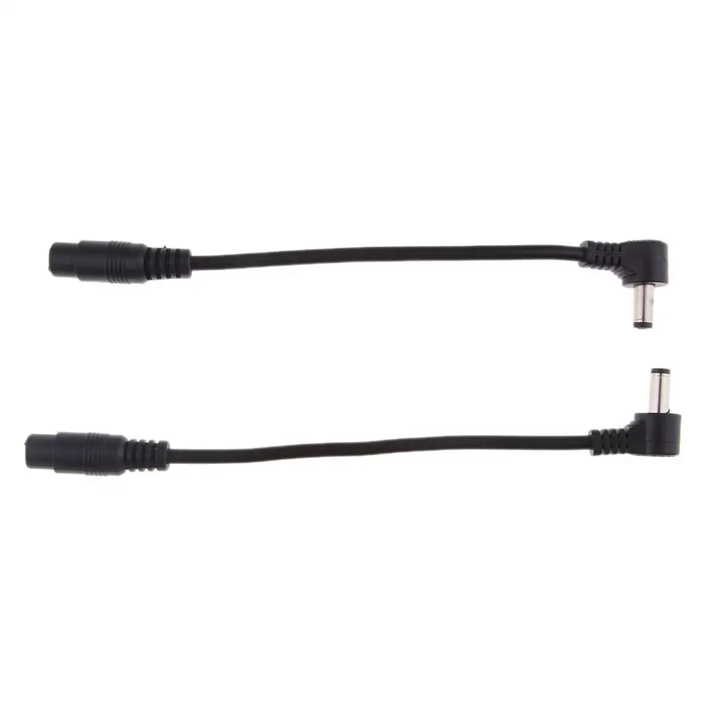 2 .5mmx2.1mm Female To 5.5mmx2.5mm Male Adapter Cable 90 Degree for laptop , adapter , power supply etc