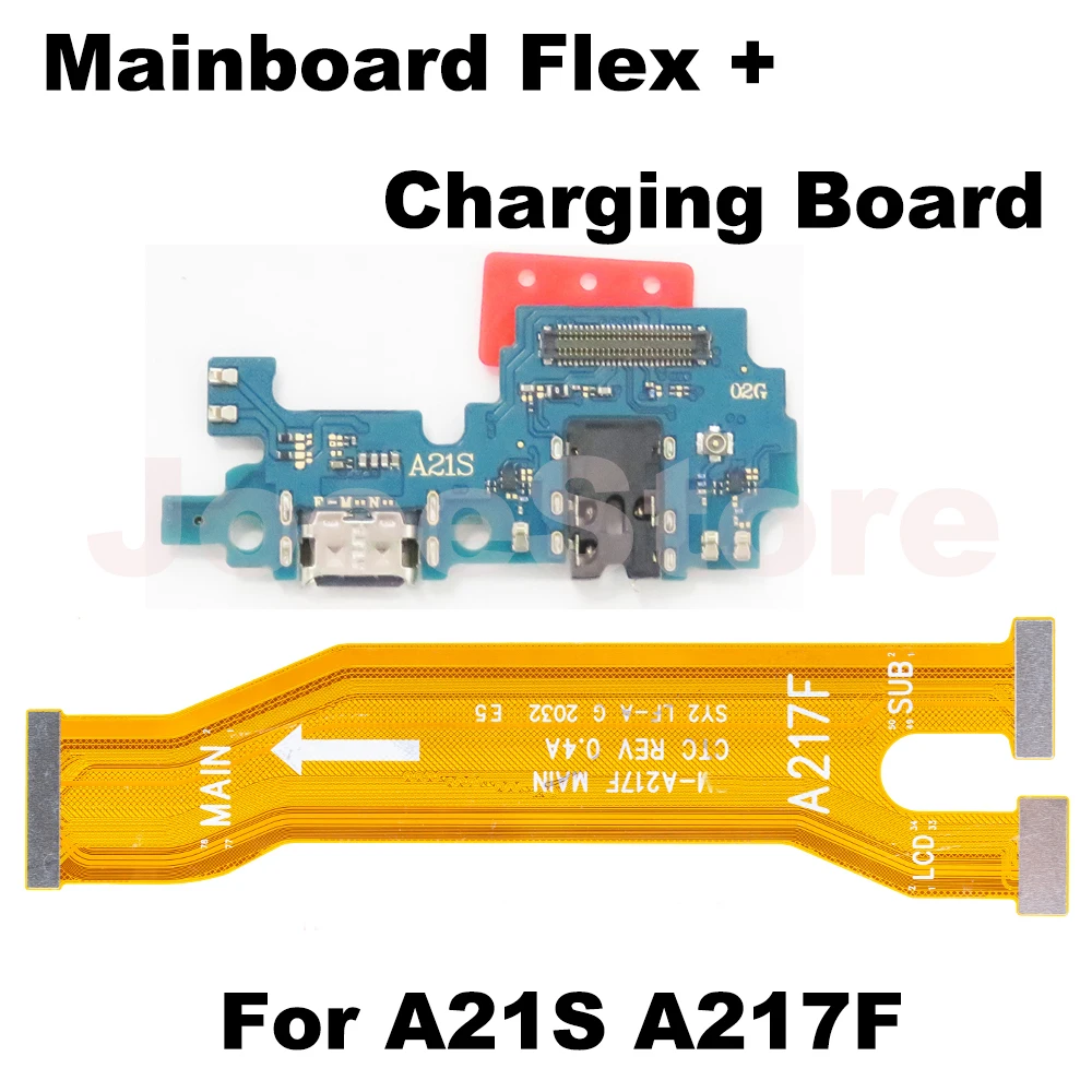 Snelle Oplader Belangrijkste Poort Opladen Board Voor Samsung A52 A72 A73 A51 A71 A53 A33 A21S Moederbord Sluit USB Dock Flex kabel