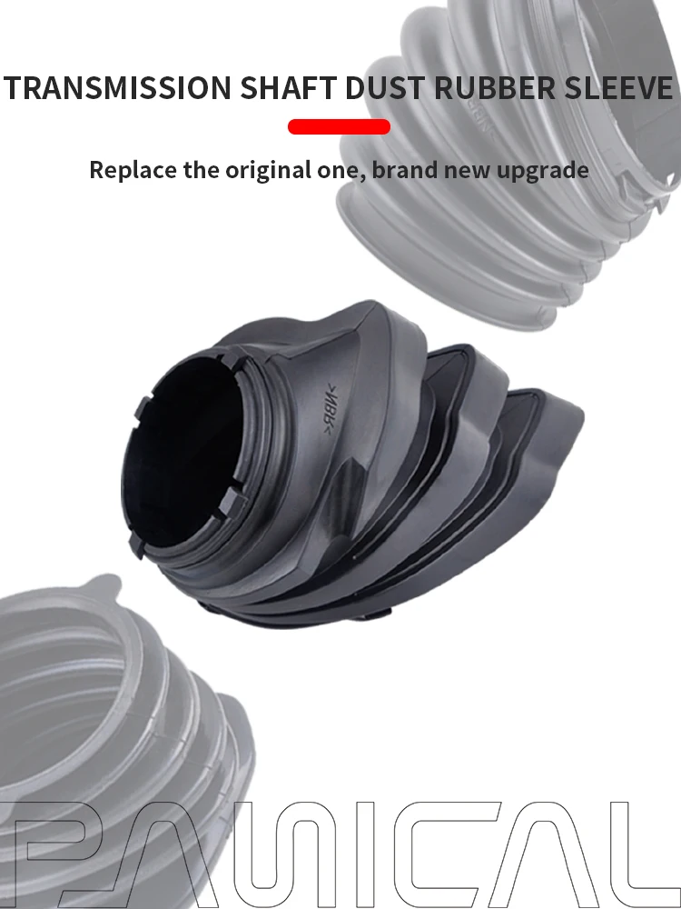 PANICAL Für BMW R1200GS R RT ST R900 R NineT HP2 Motorrad Motorantriebswelle Gummimanschette Staubschutz Ersatz – Detail 3