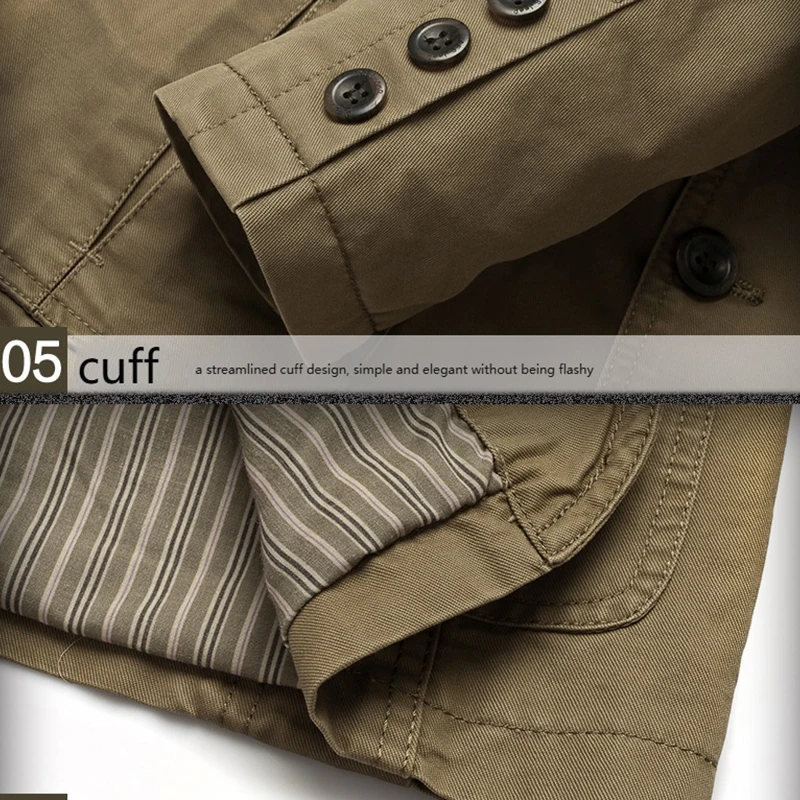 Men's Blazer Middle-aged Loose Fashion Business British Style Casual Suit Three Button Cotton Casual Clothes Single West Coats
