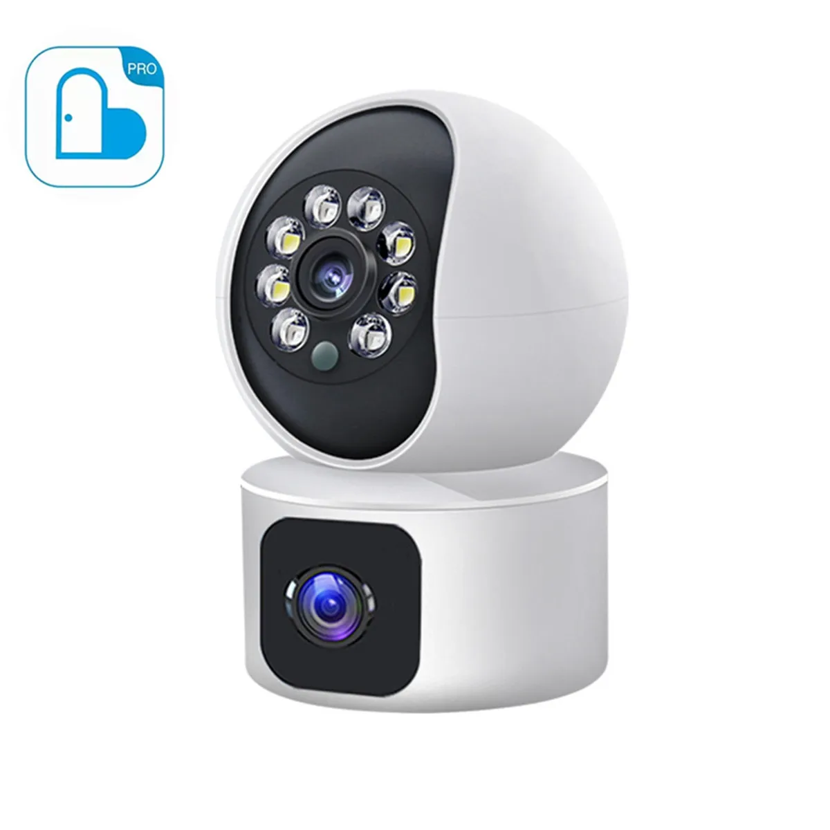 3MP 1296P Carecam APP Dual Lens Wireless PTZ IP Dome Camera AI Humanoid Detection Home Security CCTV Intercom Baby Monitor