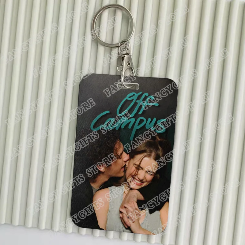 Off Campus Keychain Card Holder Keychains Holders Bank Bus ID Credit Cards Key Ring Chains