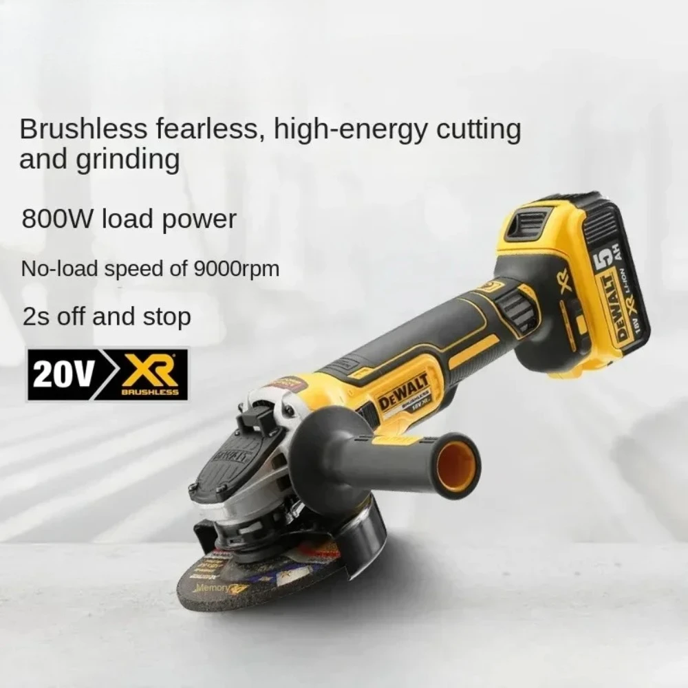 

Flat Head Angle Grinder, Bare Machine Tool, Cutting Machine, 18V Lithium Battery, Brushless Tool, 125mm,DCG405 Safe and Reliable
