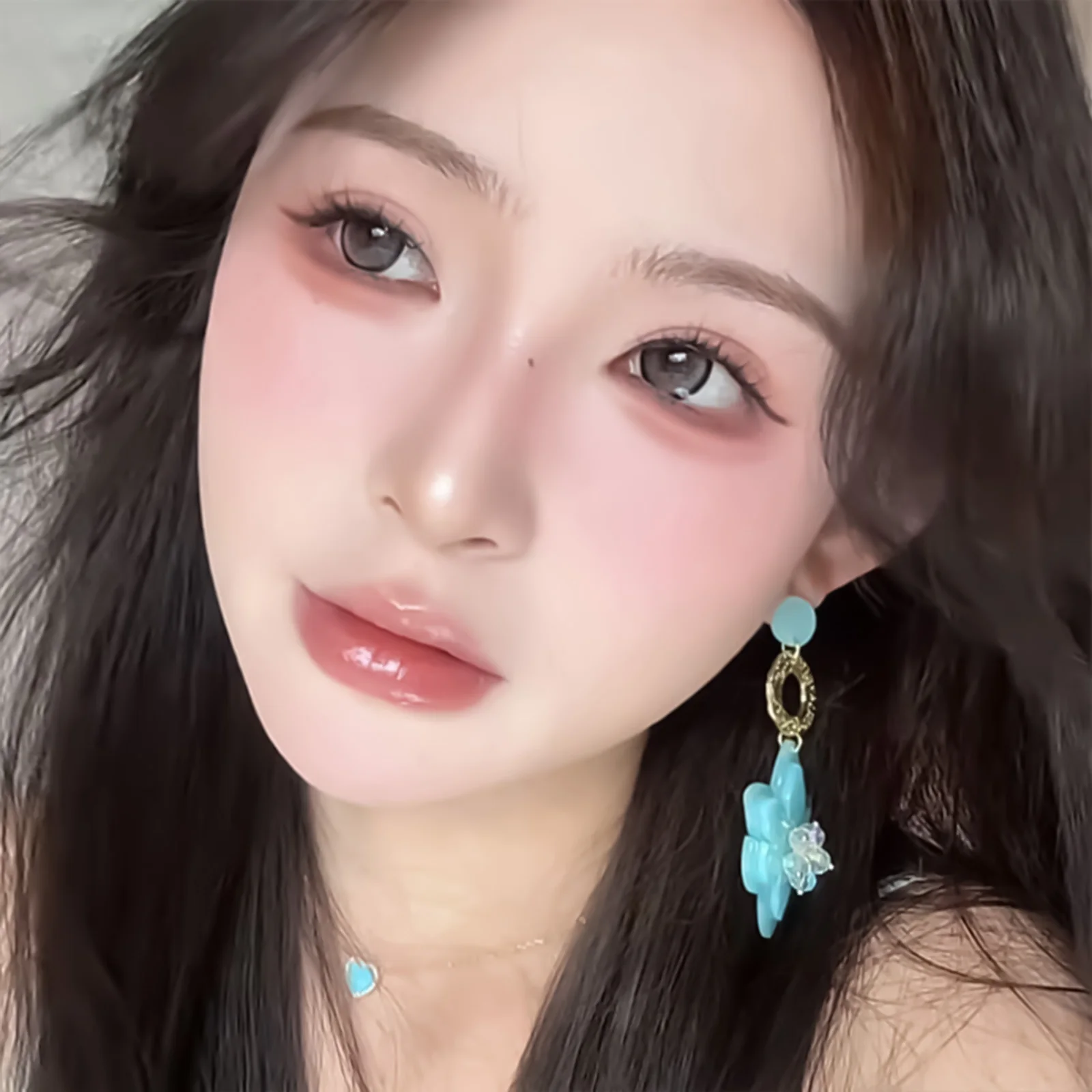 Kein Kleber, Wimpern im Fuchs-Stil, natürliches Braun, Mischungslänge 7–12 mm, C-Locken, segmentierter Anime-Wimpernverlängerungs-Look für das tägliche Make-up