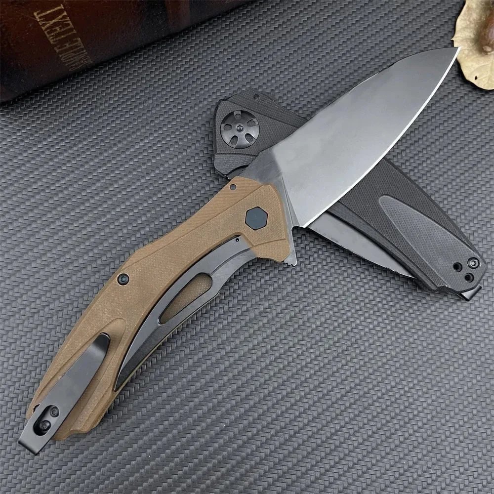 

Utility EDC Folding Knife Lightweight Durable Knives 8Cr14Mov Blade G10 Handle Top Quality Outdoor Survival Pocket Knife