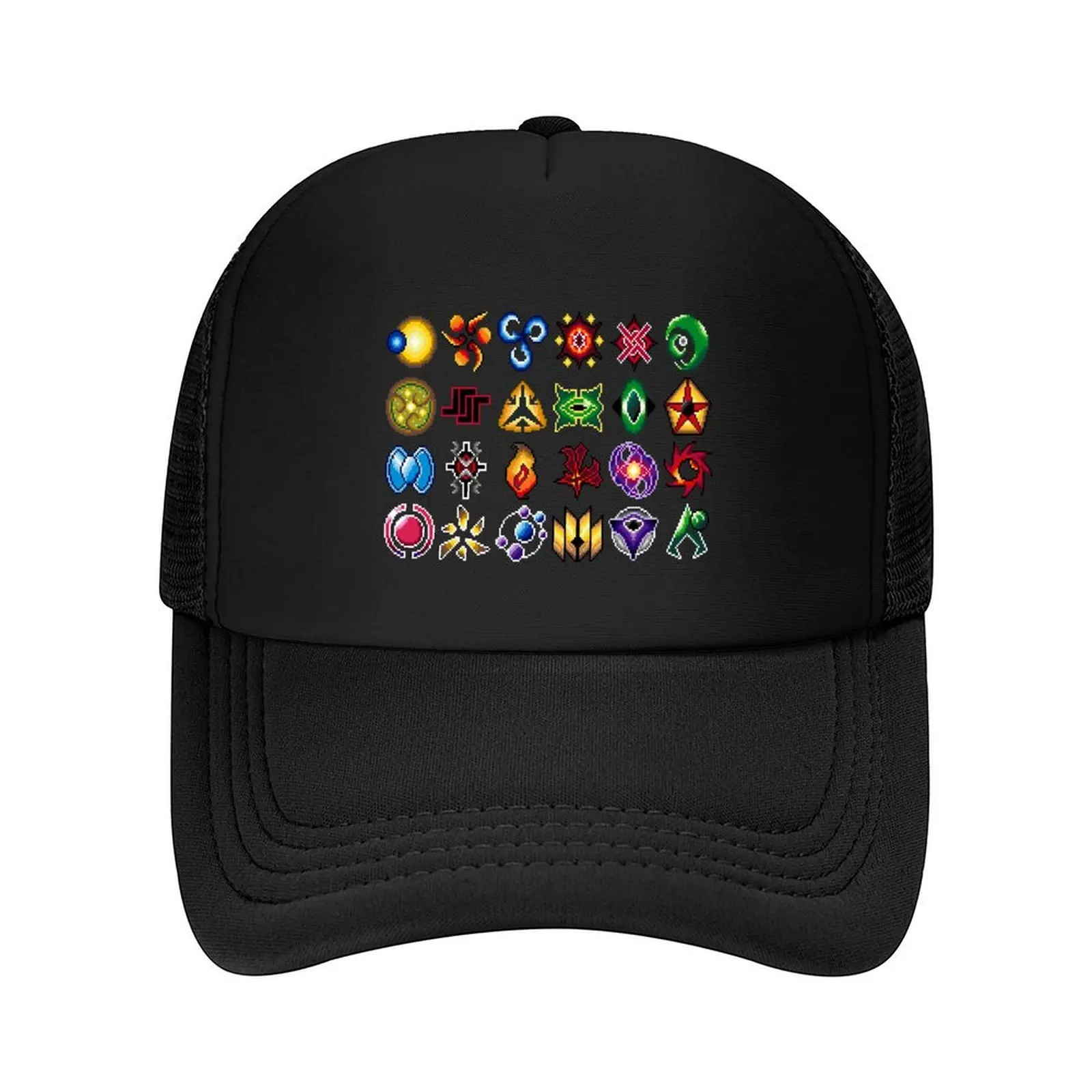 

All Twilight Imperium Factions Pixel Art Baseball Cap Trucker Hat hiking hat Golf Wear Winter hat Trucker Hats For Men Women's