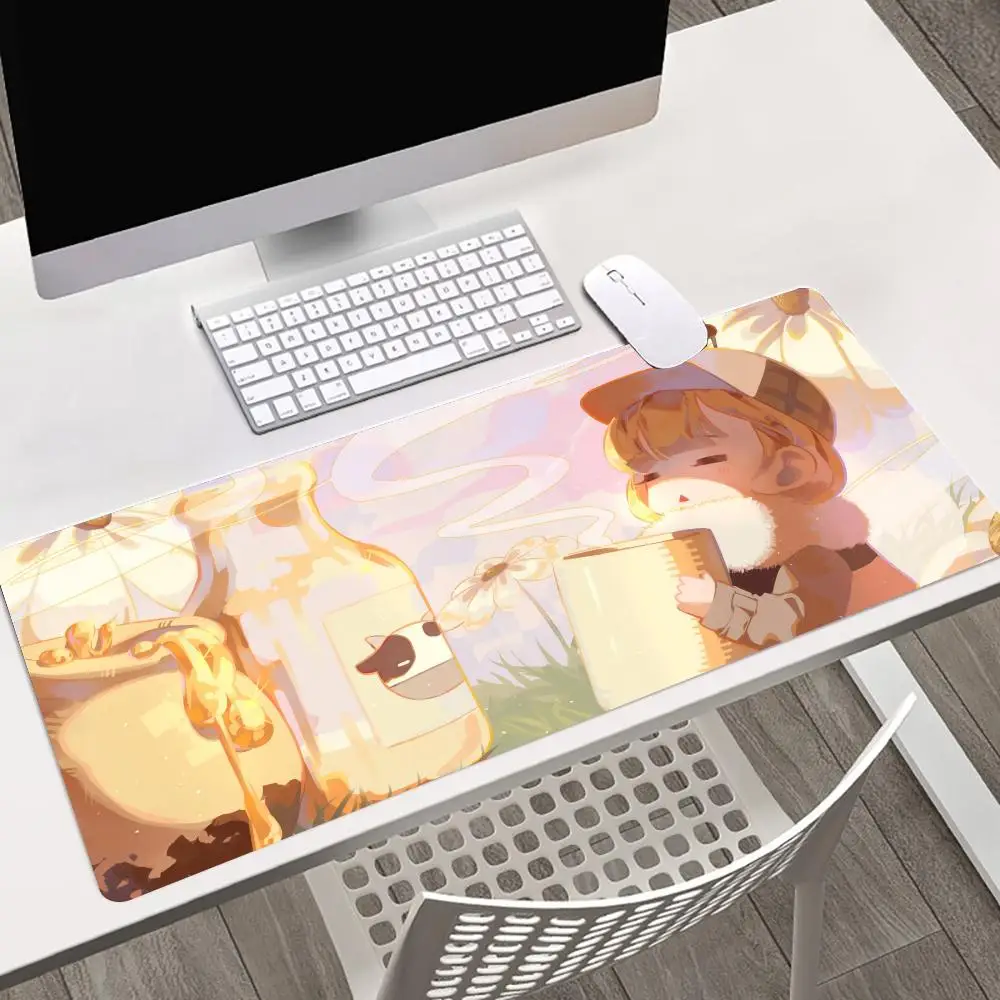 

Cute Animals Desk Pad Desk Accessories Laptop Mouse Pad Mouse Office Rug Pad Mousepads Gaming Kawaii Carpet Pc Decoration