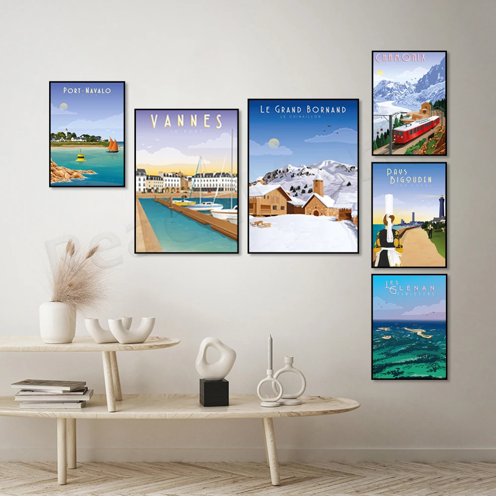 Hoëdic Eilanden, Stranden Van Cap D'erquy En Lourtrais, Chamonix-Zee Van Ijs-Savoy, poort Navarro - Arzon, Bretagne Reizen Poste