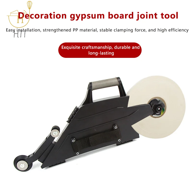 

Drywall Banjo Taping Tool Gypsum Board Joint Caulking Tool Plastic Reversible Inside Corner Wheel Dry Wall Repair Dispenser