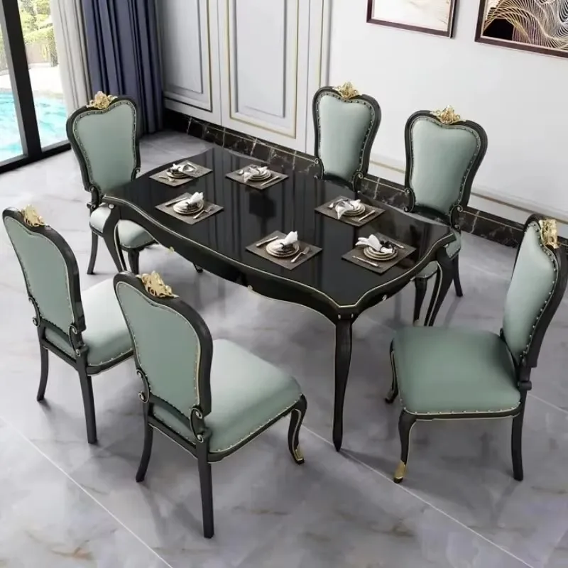 Nordic Protector Wood Dining Table Set Unique Party French Restaurant Dining Table Living Room Wooden Wohnzimmertisch Furniture
