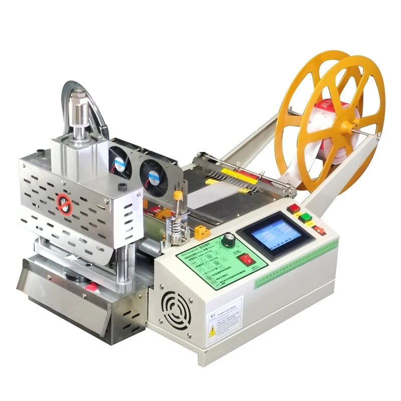 Fully automatic universal rotary head widened version hot and cold computer tape cutting machine