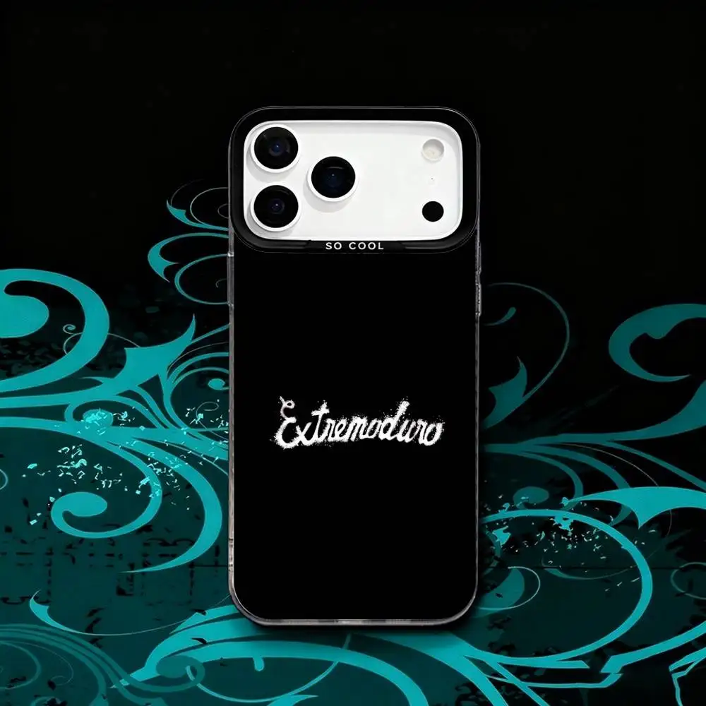 Band E-Extremoduro Canciones  Phone Case For iPhone 17,16,15,14,13,12,X,8,Pro,Max,Plus,SE4,Air,Mini HD Black IMD Matte