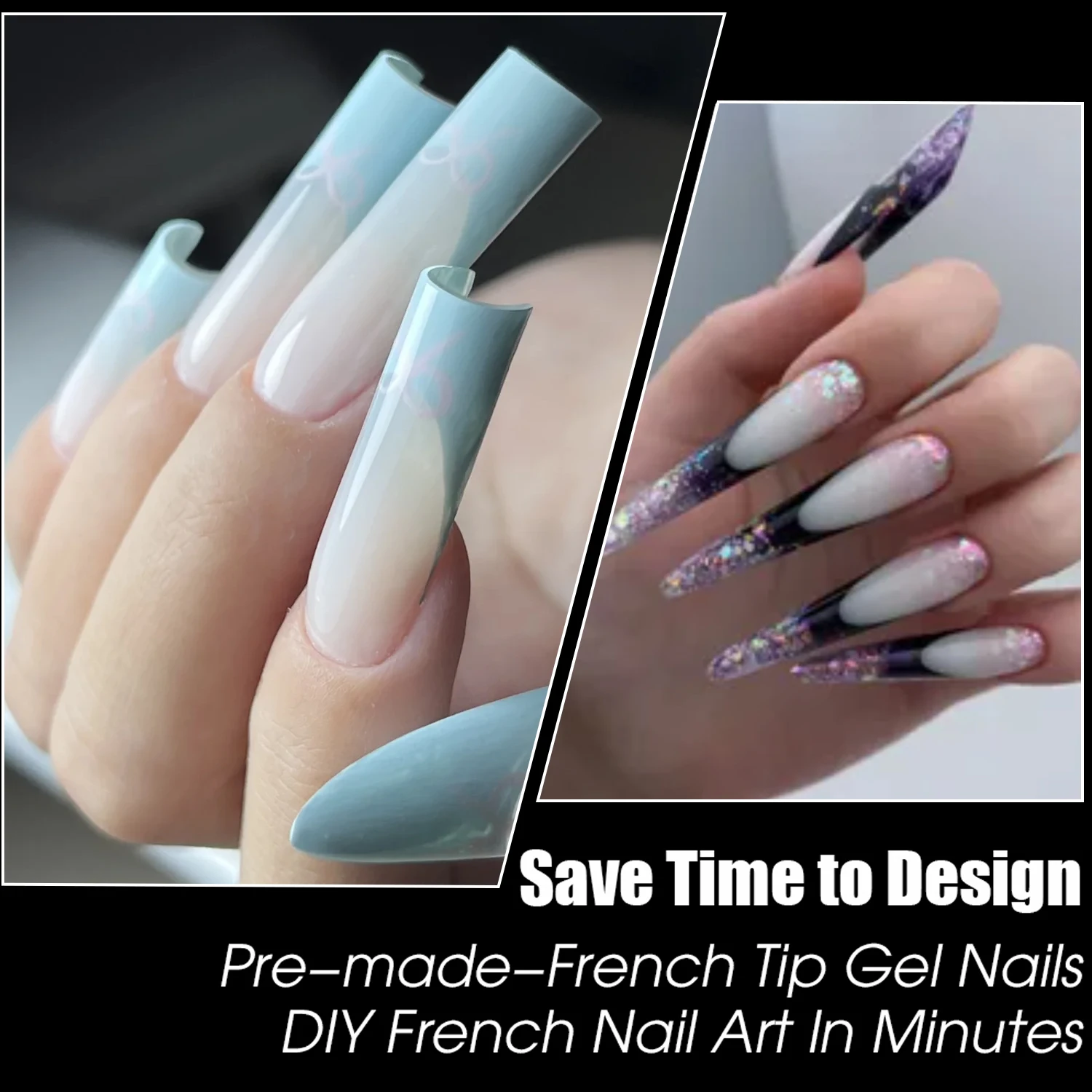 120 stücke Nagel Formen Volle Abdeckung Falsche Nägel Schnelle Gebäude Form Gefälschte Nagel Gestaltung Verlängern Top Formen für Gel Salon maniküre Kunst Werkzeug