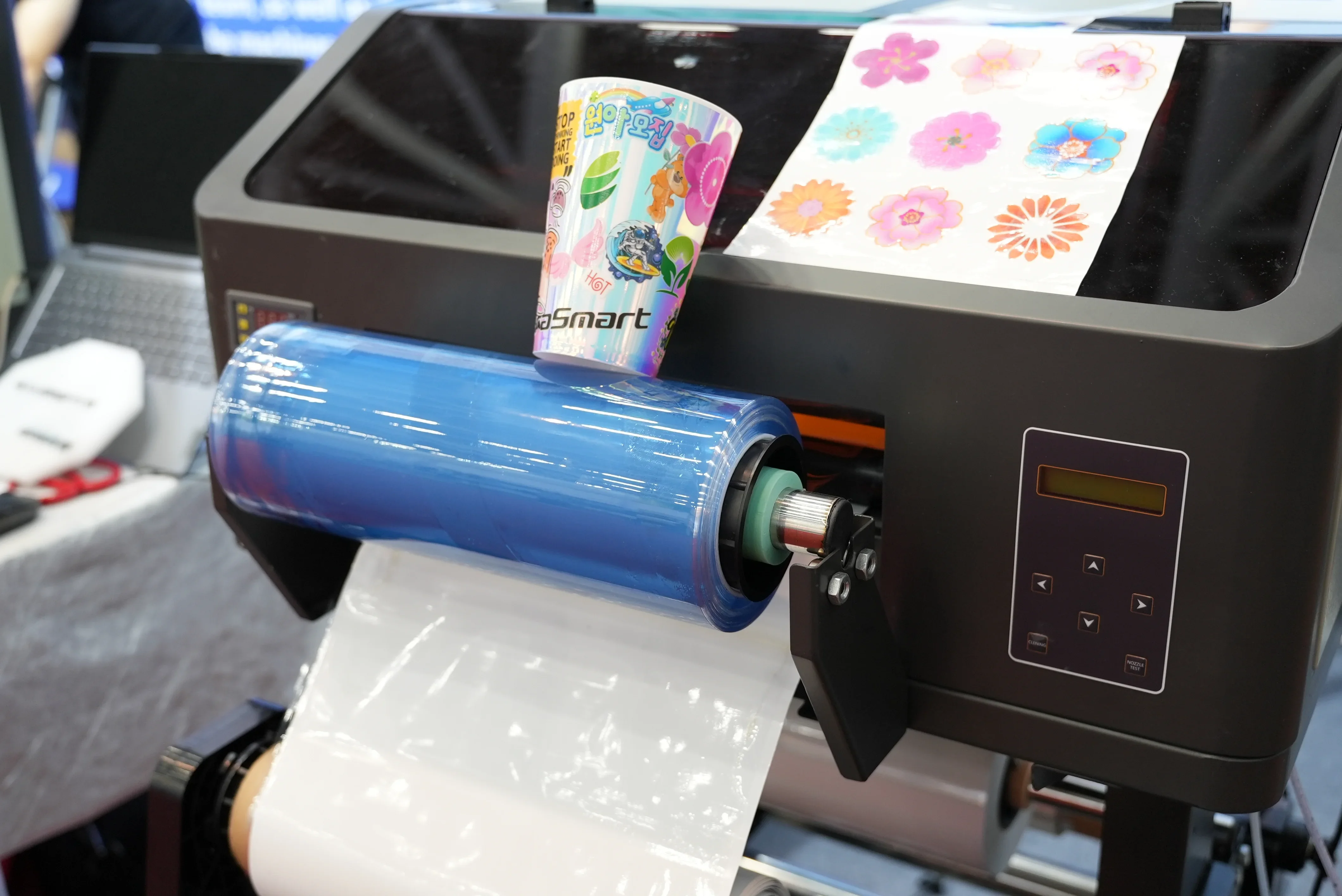 EraSmart Roll To Roll A/B Film Impresora 2 in 1 XP600 Head Automatic Inkjet Printer sticker A3 UV DTF Printer