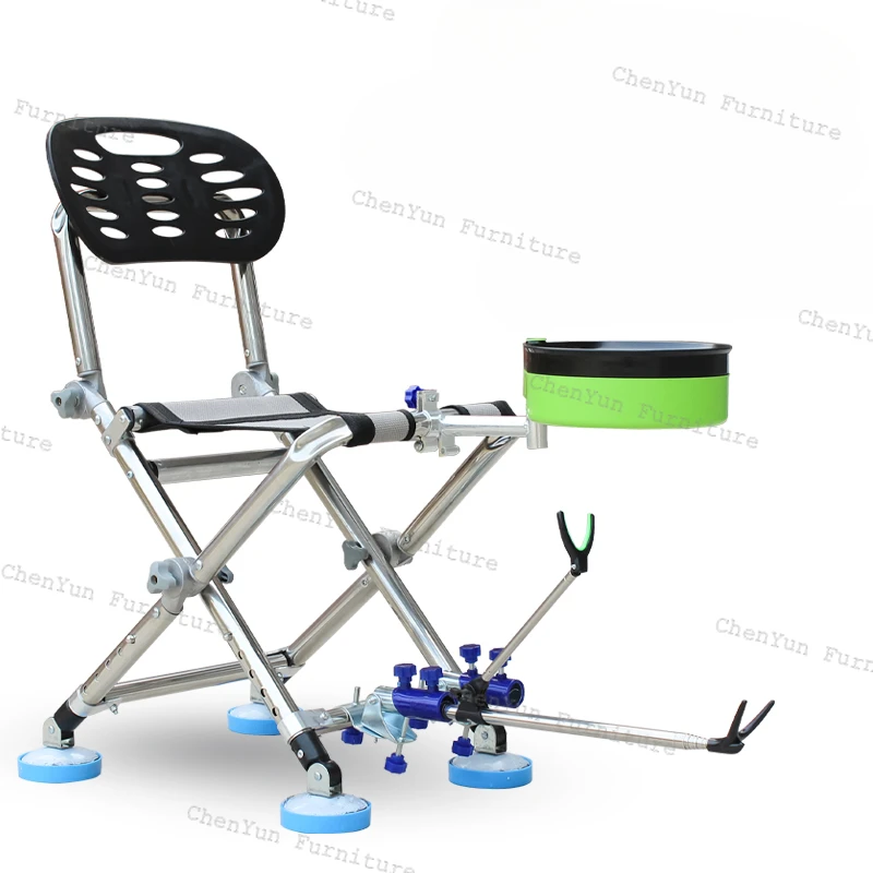 Portable All Terrain Fishing Chairs Fold Multifunction Backrest Bracket Fishing Chairs Comfort Banco De Pesca Entertainment