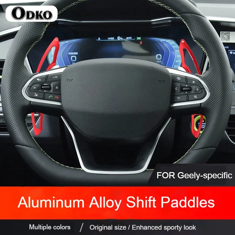 

2 шт. карбоновые накладки на подрулевые лепестки переключения передач из ABS для Geely Binyue 2019-2024