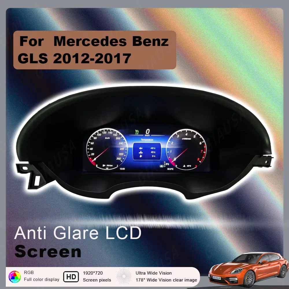 U 12.3 بوصة نظام لينكس ترقية لوحة القيادة سرعة أداة العنقودية الرقمية لمرسيدس بنز Cls Cls300 Cls63 Cls350 2012-2017