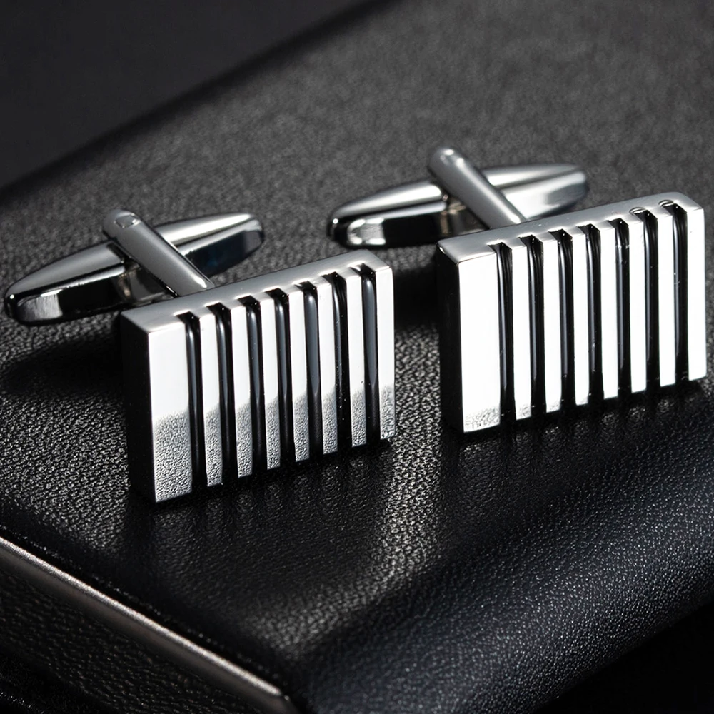 MeMolissa شخصية رجل مستطيل أزرار أكمام قميص الكفة زر مخصص هدايا الزفاف رجالي أزرار أكمام مجوهرات عالية الجودة هدية #1