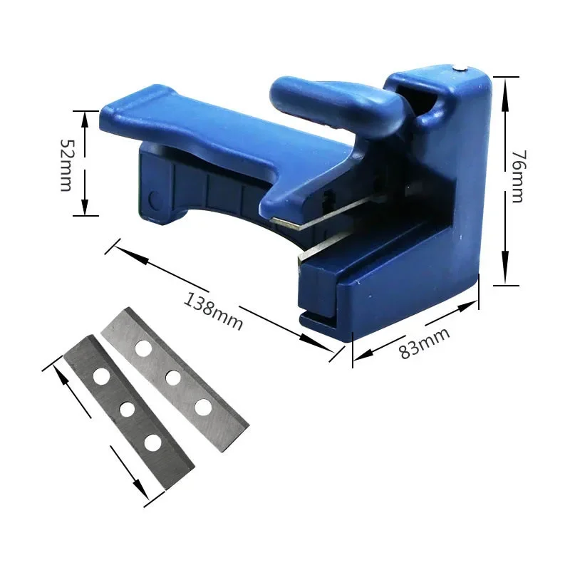 Edge banding machine trimming device Block device Wood Double edge Head and tail trimmer for carpenter PVC Binding strip