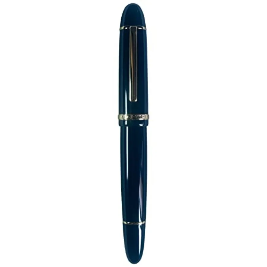 

Перьевая ручка Jinhao X159 с золотой отделкой, синяя, 18KGP, тонкое перо, с конвертером для заправки чернилами