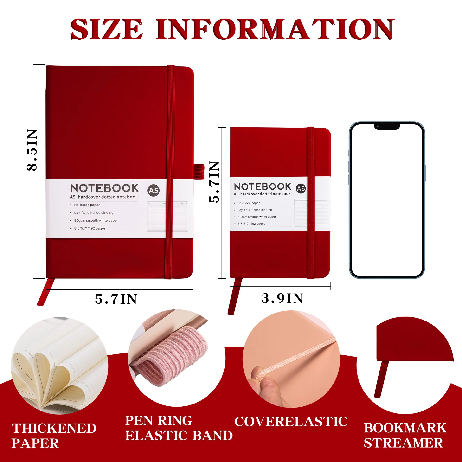 A5 Skizzenbuch Gurt Notizbuch kleines Notizbuch a6 Notizbücher und Zeitschriften Briefpapier Tagebuch Schreib blöcke Büro Schul material