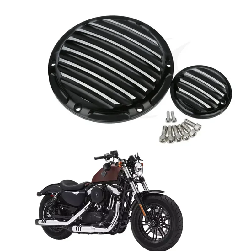 For Harley Sportster 1200 Seventy Two 2004-2017 Iron 883 1200 Forty Eight  448 72 Motorcycle Timing Timer Derby Covers