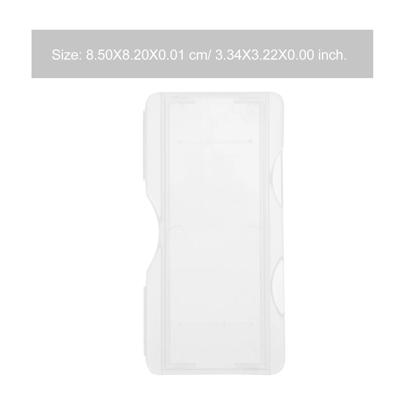 

100Pcs Microscope Slide Holder Box Plastic Storage Secure Snap for Slide Use Specimen Box