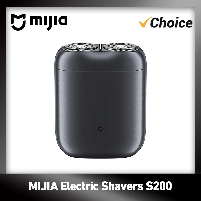 MIJIA Electric Shaver S200 , Smart Induction Start IPX7 Waterproof Magnetic Detachable Head Wet/Dry Shaving Type-C