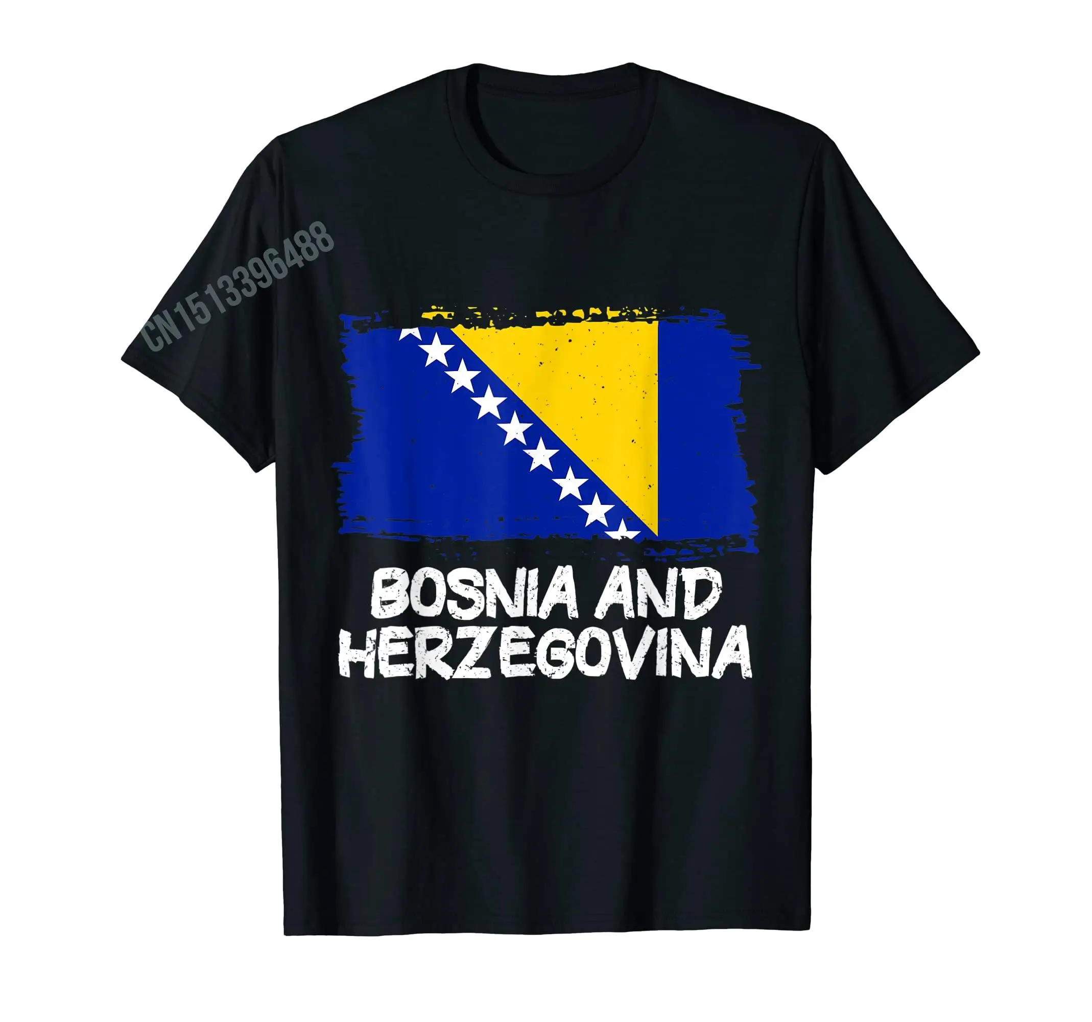 More Design Bosnia & Herzegovina Flag Bosnian Power Battery  T-shirts For Men Women T Shirt Hip Hop Tops Cotton Tees