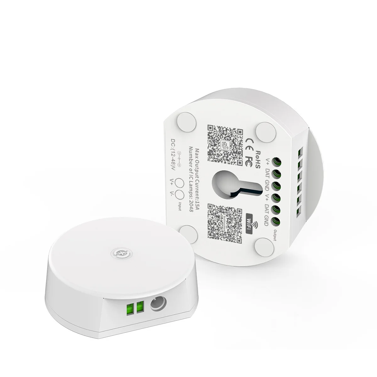 DC12V-24V WIFi Dream Color APP Controller WiFi Mini Fantasy Wireless Remote Control Light and Music C