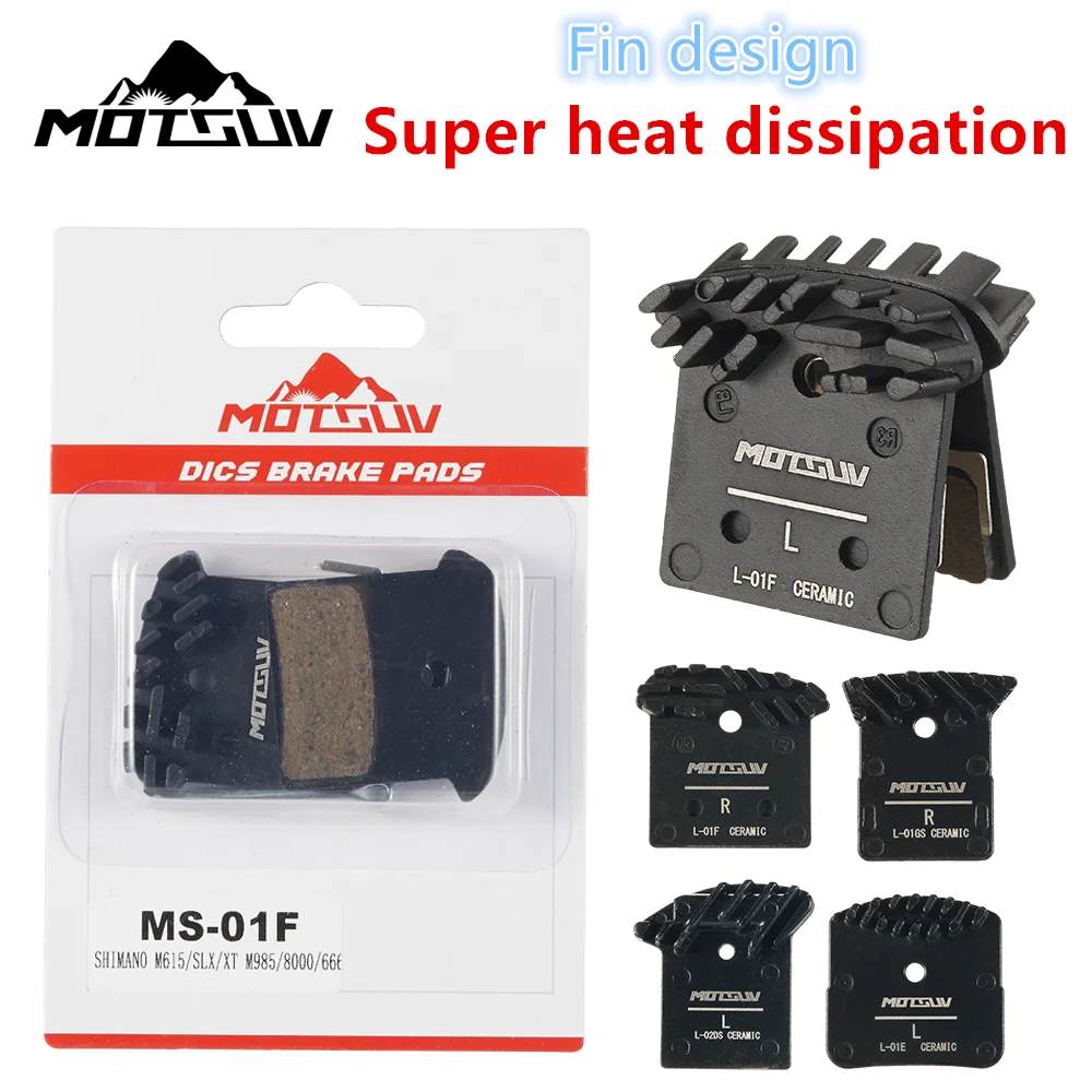 AliExpress UK VXM MOTSUV Hydraulic Oil Brake Pads for MTB Bicycle Ceramic Metal Cooling, Advanced Texture, J02A, J03A, XT, SLX, M785, M8000, M9000