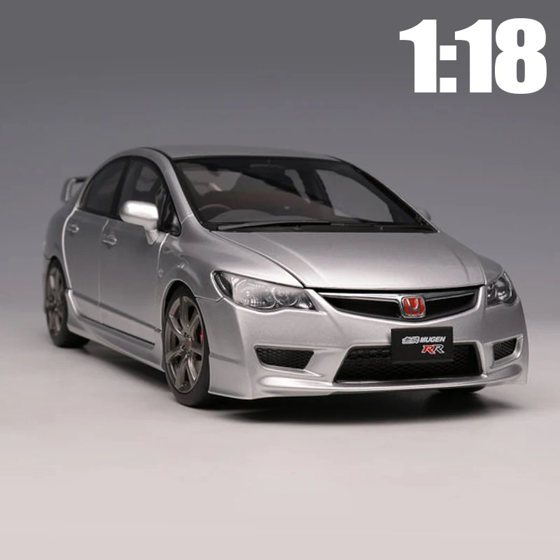 Motorhelix 1:18 MH Honda Civic Type R FD2 2007 Alloy car model Sports car static decoration Holiday gift collection