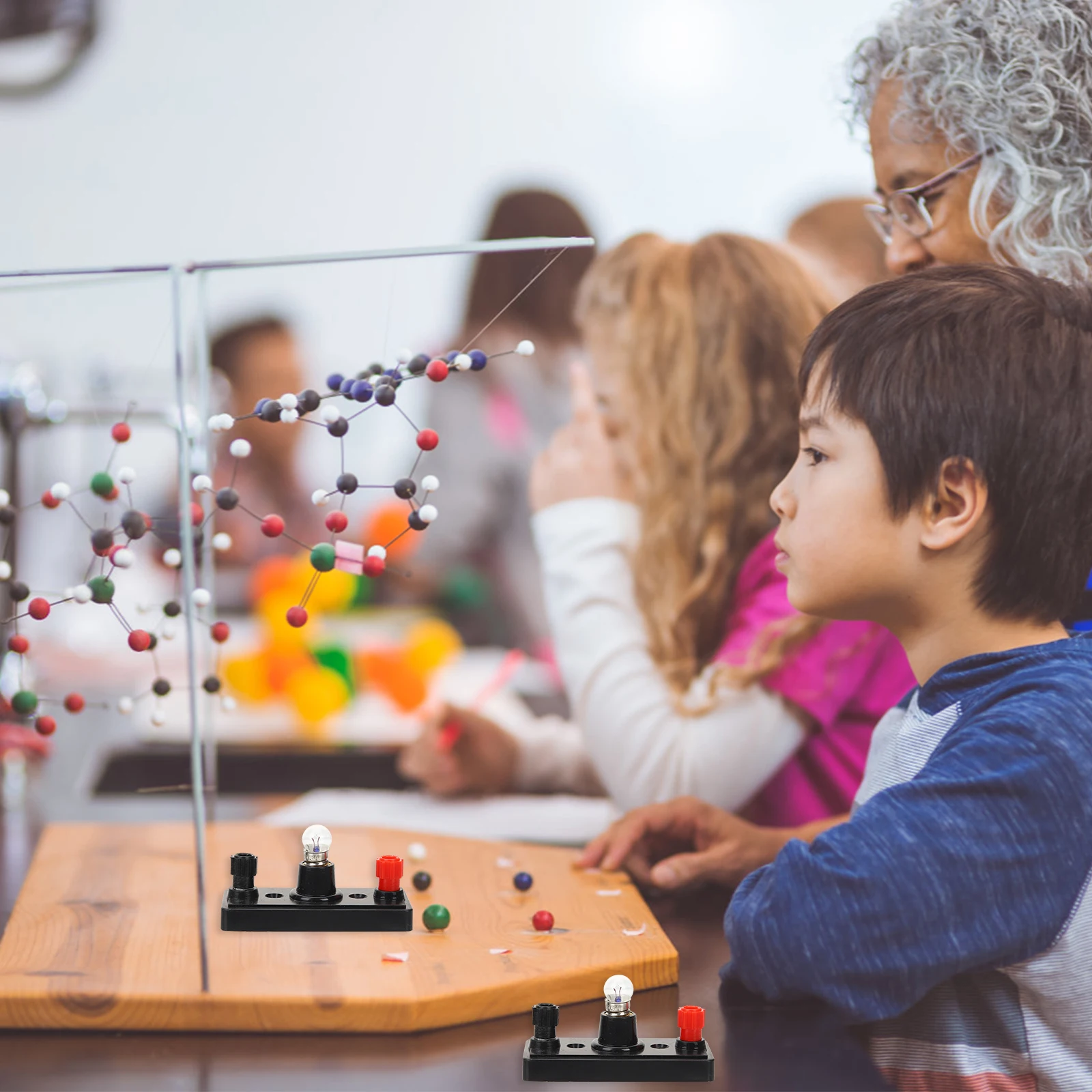 

Circuit Experiment Kit Kids Tools Electric for Classroom Electrical Engineering